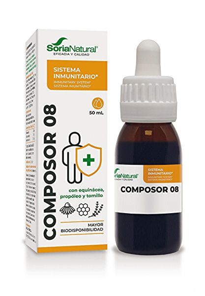 Compositor 08 50ml. Fortalece o sistema imunológico