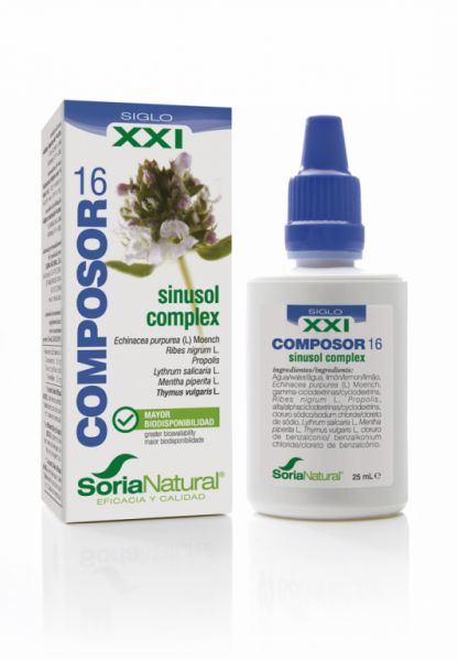 COMPOSEUR 16 SINUSOL S XXI 25 ml - SORIA NATURAL