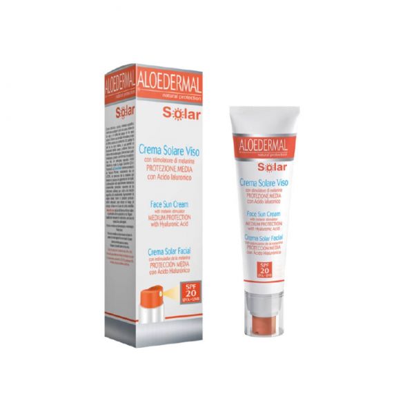 SOLAIRE ALOEDERMAL VISAGE FP-20 75 ml - TREPATDIET