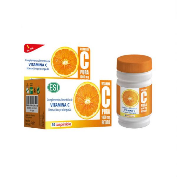 PURE VITAMIN C 1,000 MG RETARD * 30 TABLETS