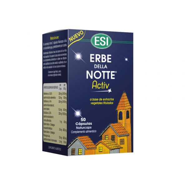 ERBE DELLA NOTTE ACTIV 50 NATURCAPS - TREPATDIET