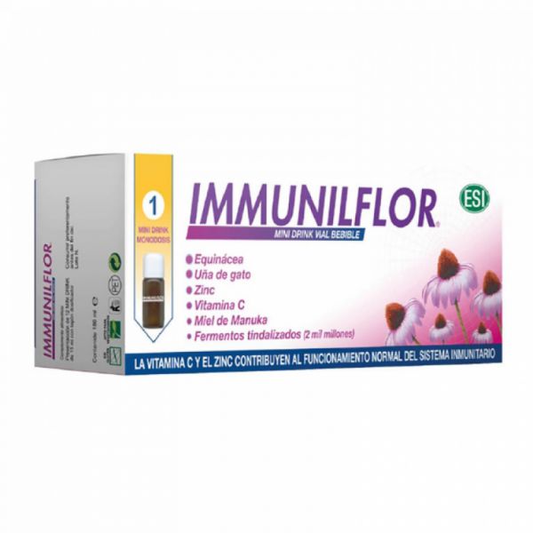 IMMUNILFLOR MINI BEBIDA 12 Frascos - TREPATDIET