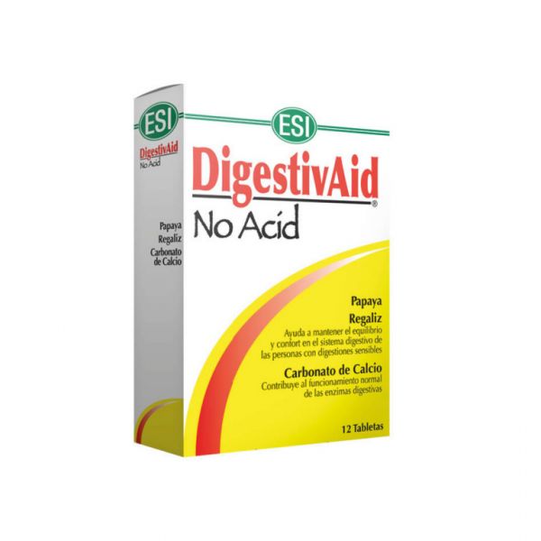 DIGESTIVAID NO ACID 12 comprimidos - TREPATDIET