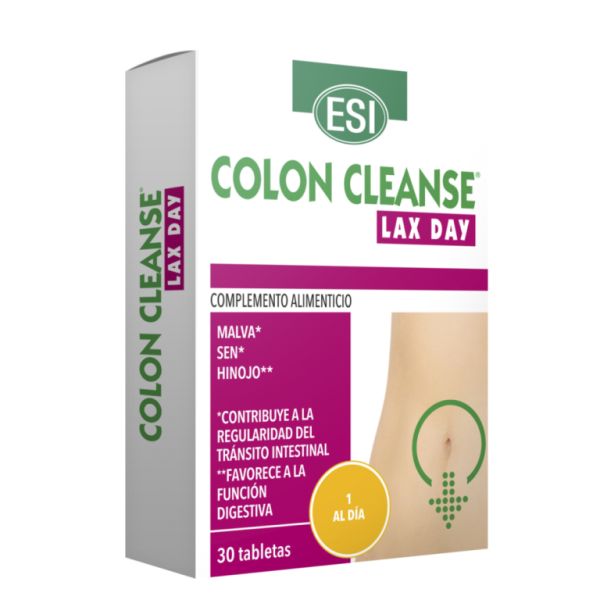 Colon Cleanse Lax Giorno 30 compresse. Esi