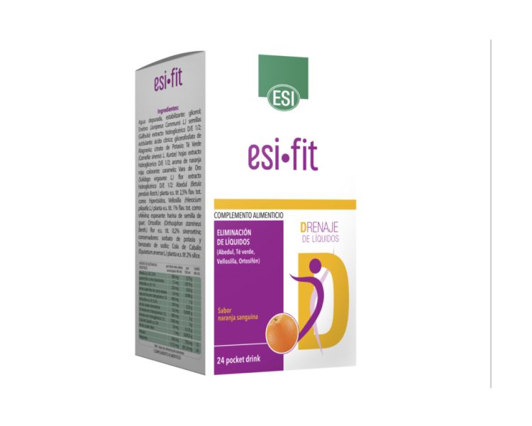 Esi Fit Drena Pocket Bebida 24 Envelopes. Esi