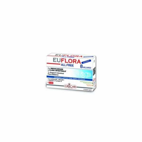 Euflora Advance All Free 510 mg 24 cápsulas