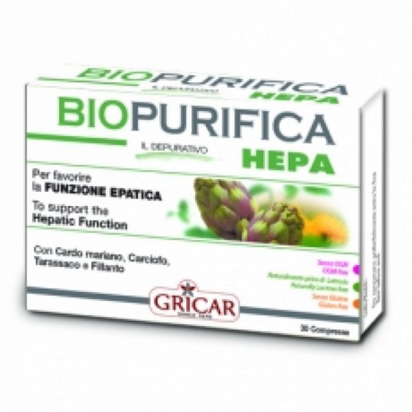 Bio Purifica Hepa 30 compresse - GRICAR