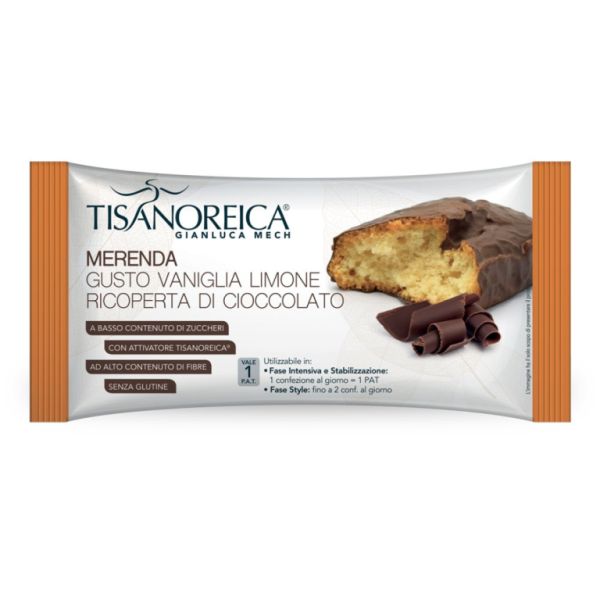 Snack Vainilla i Llimona Recoberta de Xocolata