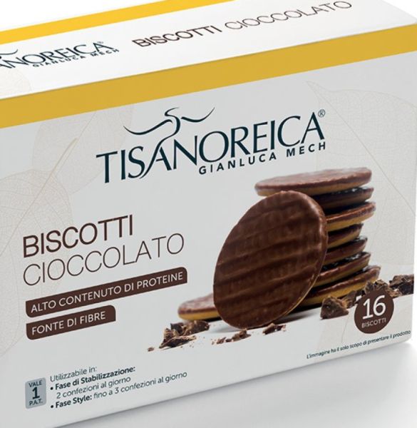 Biscotti al gusto di cioccolato 16 unità