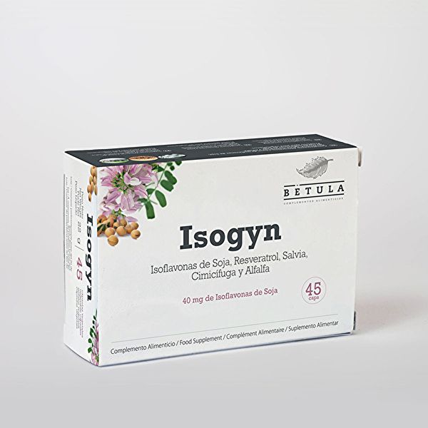 Isogyn 45 Cápsulas. Para o seu bem-estar durante a menopausa