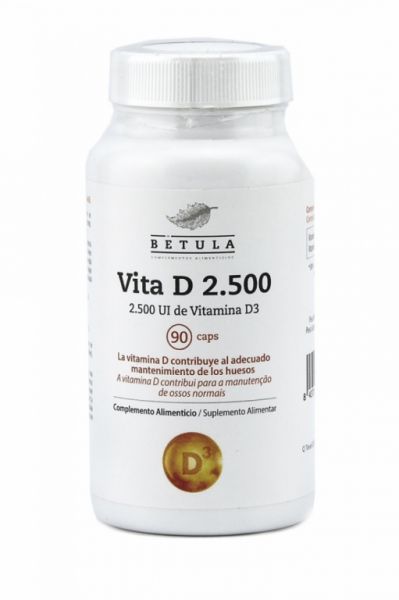 Vitamin D 2500 90 Capsules - BETULA