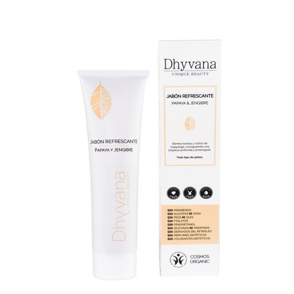 Papaya en Gember Verfrissende Zeep 100ml - DHYVANA