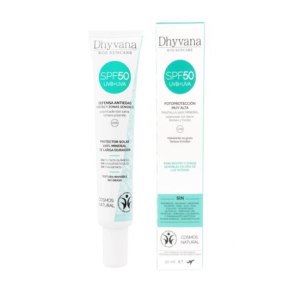 Crème Solaire SPF50 50ml - DHYVANA