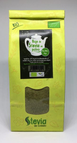 BIO STEVIA BLADPOEDER 80 gr - STEVIA DEL CONDADO