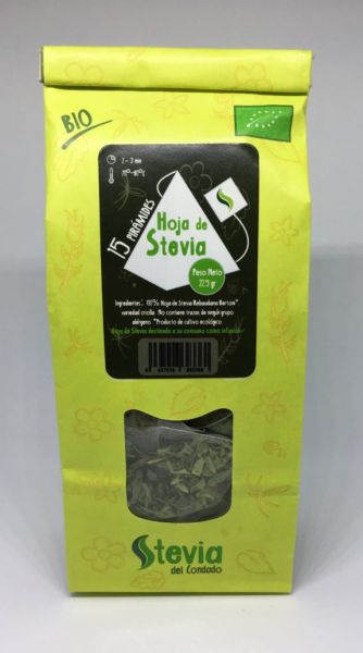 BIO STEVIA BLATT 15 Einheiten - STEVIA DEL CONDADO