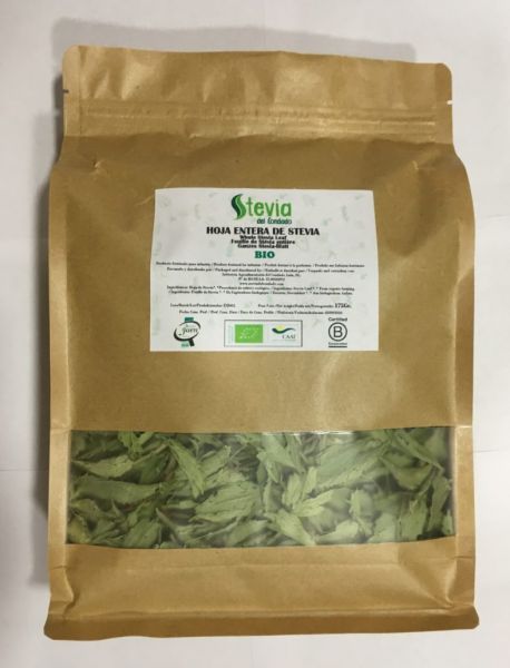 FEUILLE ENTIÈRE DE STEVIA BIO 150 gr