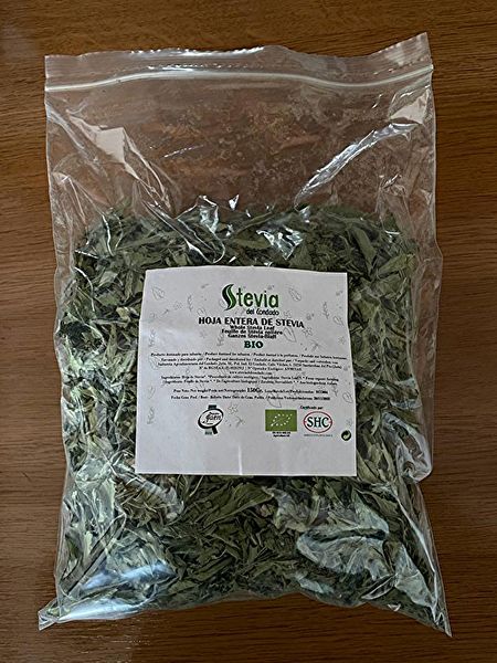 Stevia whole leaf BIO 150 gr - STEVIA DEL CONDADO