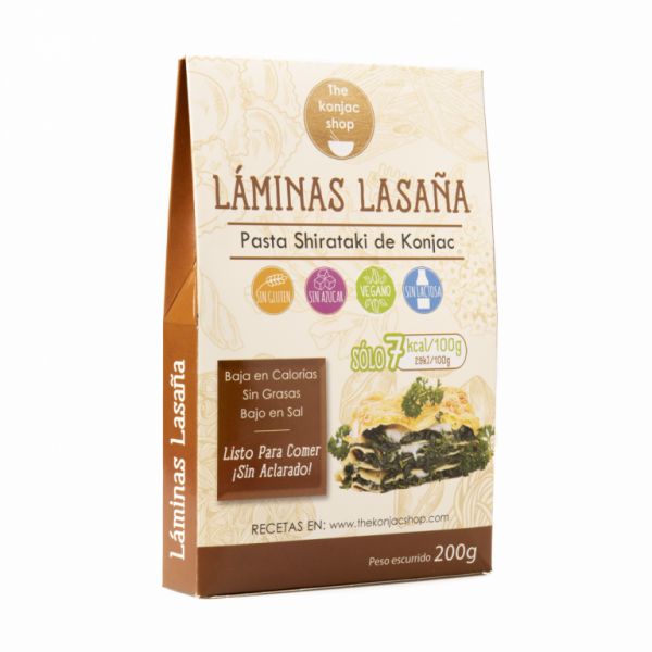 BLÄTTER FÜR KONJAC LASAÑA 200 g