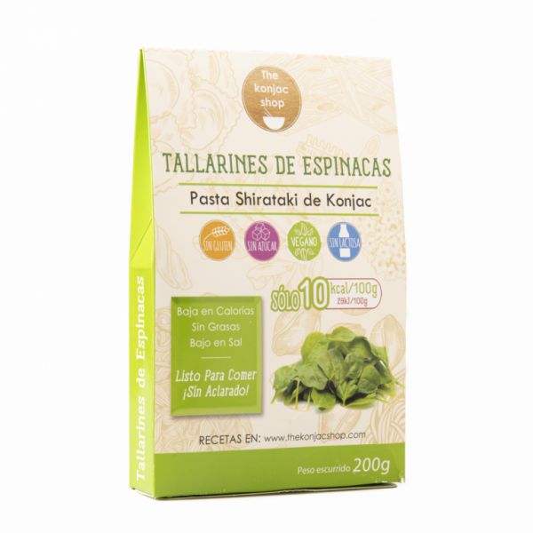 TALLARINES DE ESPINACAS DE KONJAC 200 g