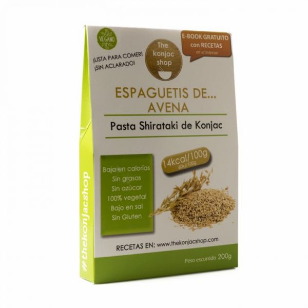 ESPAGUETE DE AVEIA KONJAC 200 g - THE KONJAC SHOP