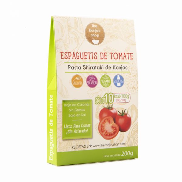 ESPAGUETE DE TOMATE KONJAC 200 g - THE KONJAC SHOP