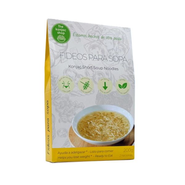 Fideos Para Sopa 200 g - THE KONJAC SHOP