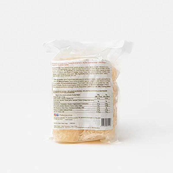 DRIED KONJAC NOODLES 250 g - THE KONJAC SHOP Img 2