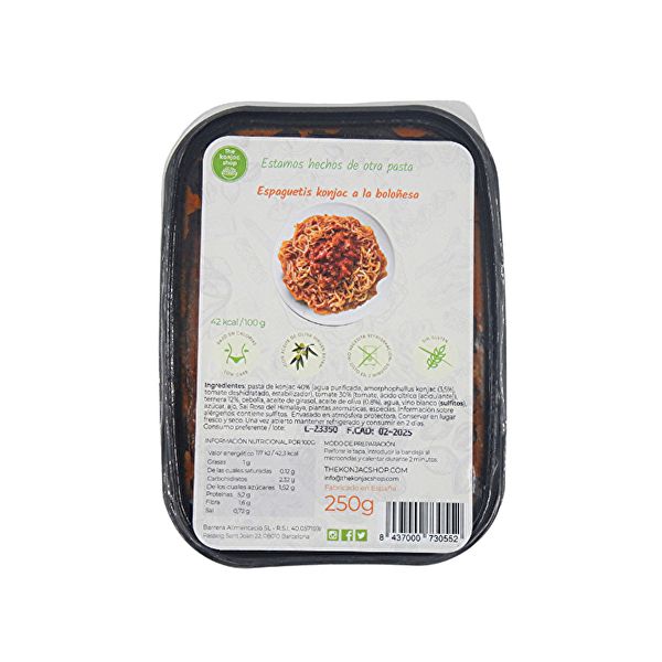 ESPAGUETIS KONJAC A LA BOLO EIXA 250 g