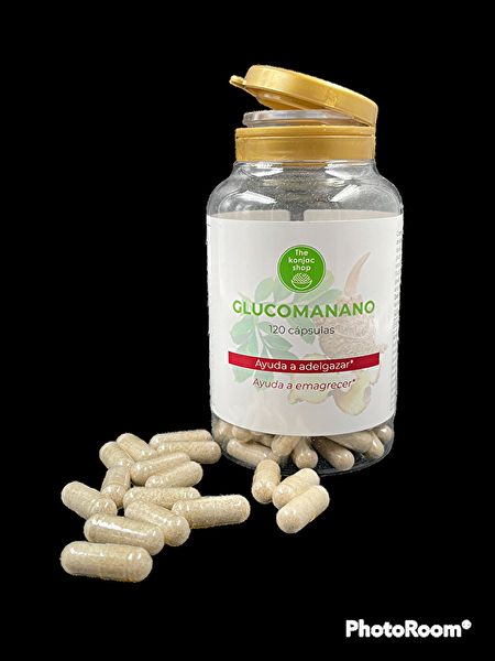 CAPSULAS DE GLUCOMANANO ADELGAZANTES 120 caps