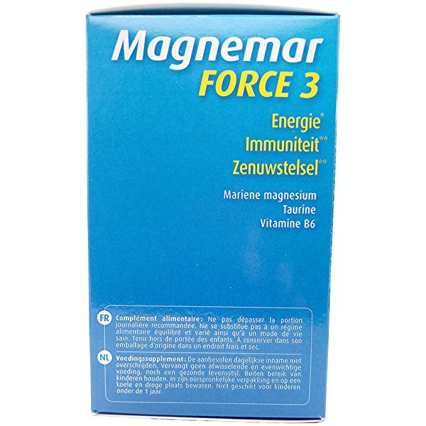 Magnemar Force 3 - 90 Caps - ORTHONAT NUTRITION Img 6