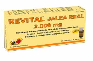 Acheter PHARMA OTC REVITAL GELÉE ROYALE 2000MG PHARMA OTC 20 FLACONS Par 20,10€