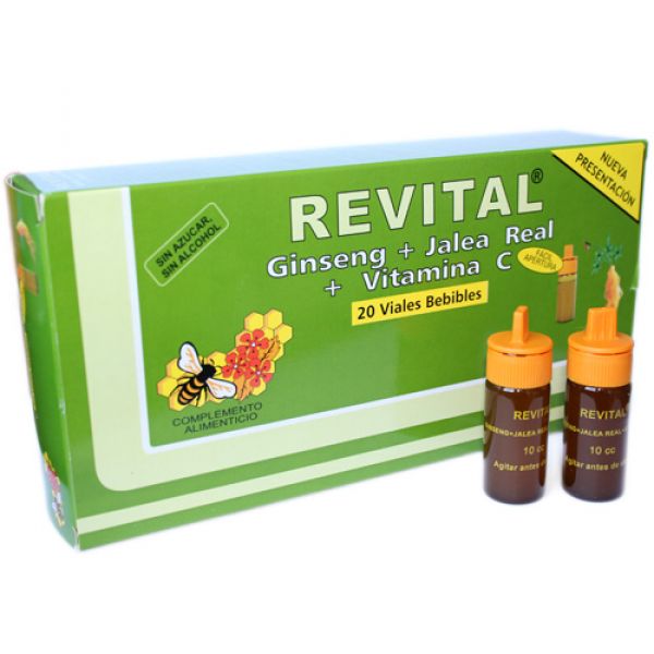 GINSENG REVITAL 10 ml x 20 Ampères - PHARMA OTC