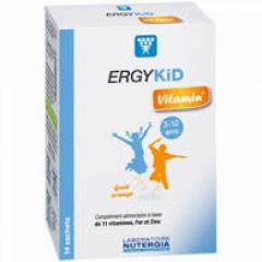 Acheter NUTERGIA Enveloppes ERGYKID VITAMINE 14 Par 12,50€