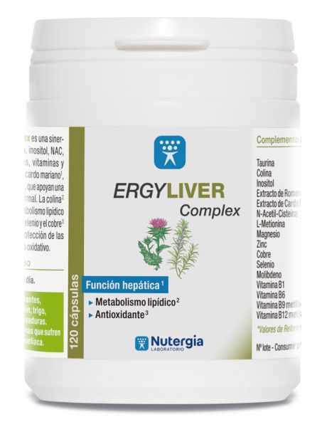 COMPLESSO ERGYLIVER 120 comp - NUTERGIA