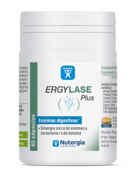 ERGYLASE PLUS 40 Caps - NUTERGIA