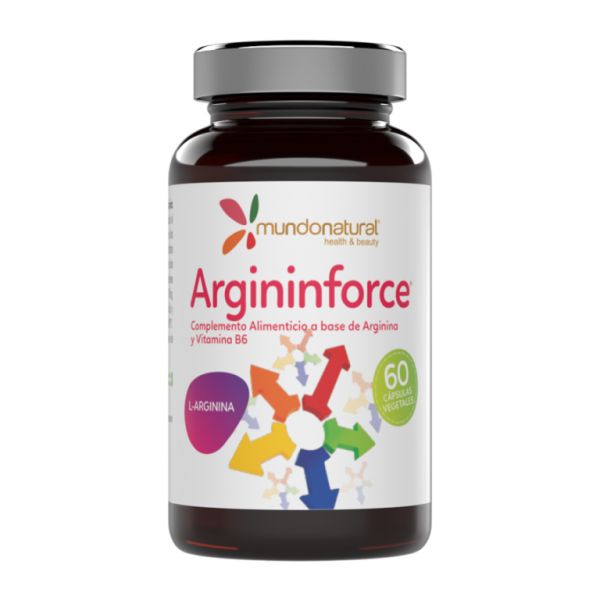 Argininforce 60 cápsulas vegetais - MUNDO NATURAL