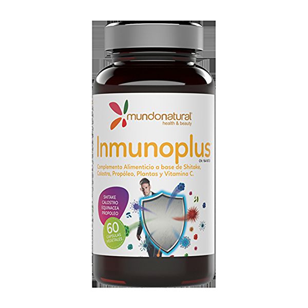 Immunoplus 60 Cápsulas Vegetais - MUNDO NATURAL