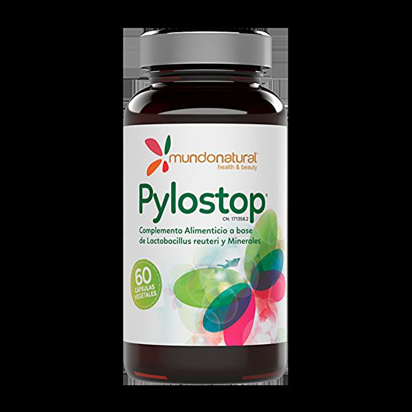 Pylostop 60 Cápsulas Vegetais - MUNDO NATURAL