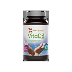 Comprar MUNDO NATURAL VitaD3 4000 UI 120 Esferas Por 18,80€