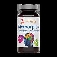 Comprar MUNDO NATURAL Memorplus 60 cápsulas vegetais Por 37,95€