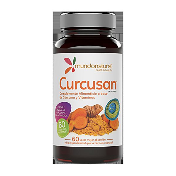 Curcusan 60 Capsules - MUNDO NATURAL