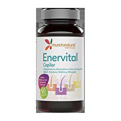 Comprar MUNDO NATURAL Enervital Capilar 60 Cápsulas Vegetais Por 21,95€