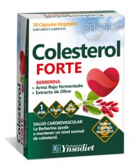 Acheter YNSADIET Cholestérol Forte 30 Gélules Végétales Zentrum Par 14,90€