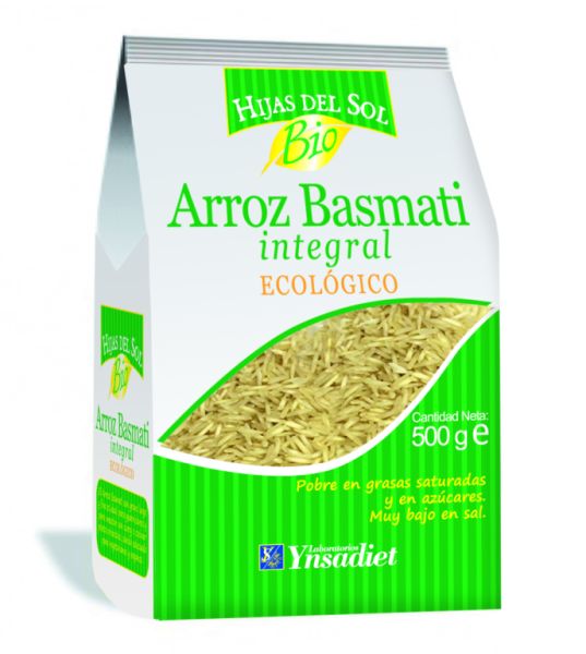 Arroz Integral Basmati Orgânico 500 g - YNSADIET