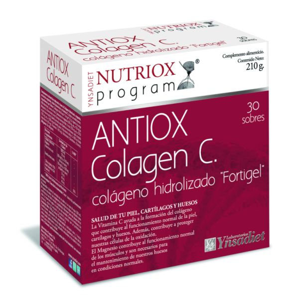 Antiox Col·lagen i Àcid hialurònic Fortigel 30 Sobres