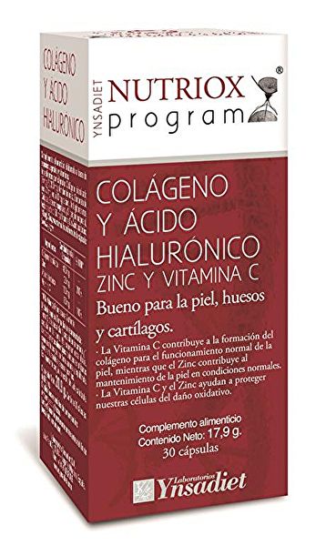 COLAGENO+AC.HIALURONICO 30 caps NUTRIOX - YNSADIET