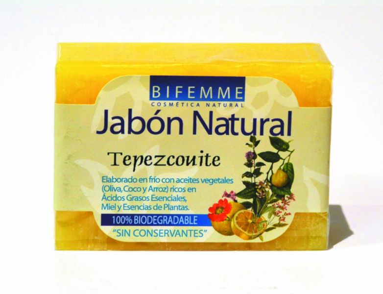 Jabón Natural Tepezcohuite 100 g - YNSADIET