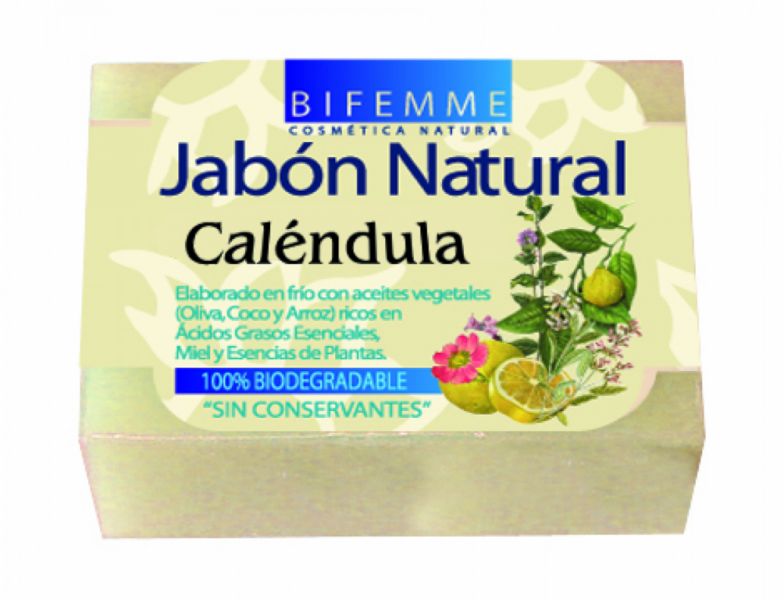 Natuurlijke Calendulazeep 100 gr - YNSADIET