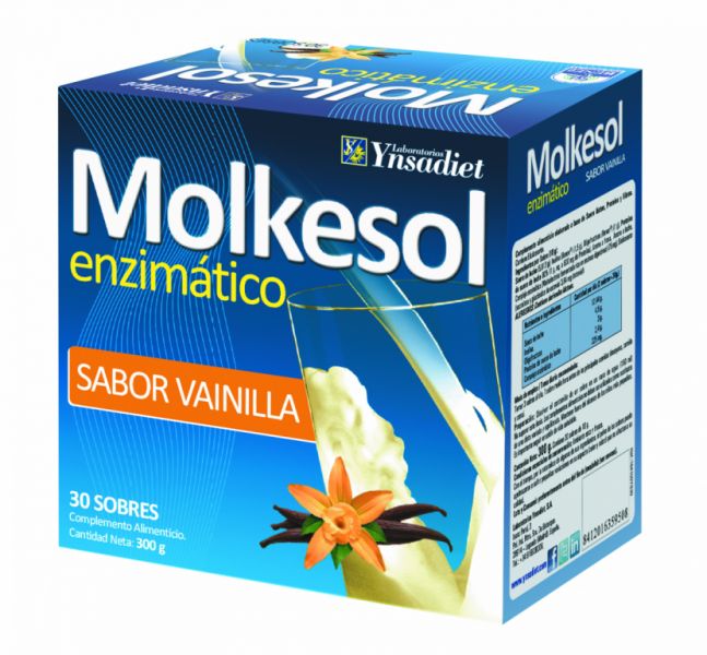 MOLKESOL ENZIMÁTICO BAUNILHA 30 Envelopes