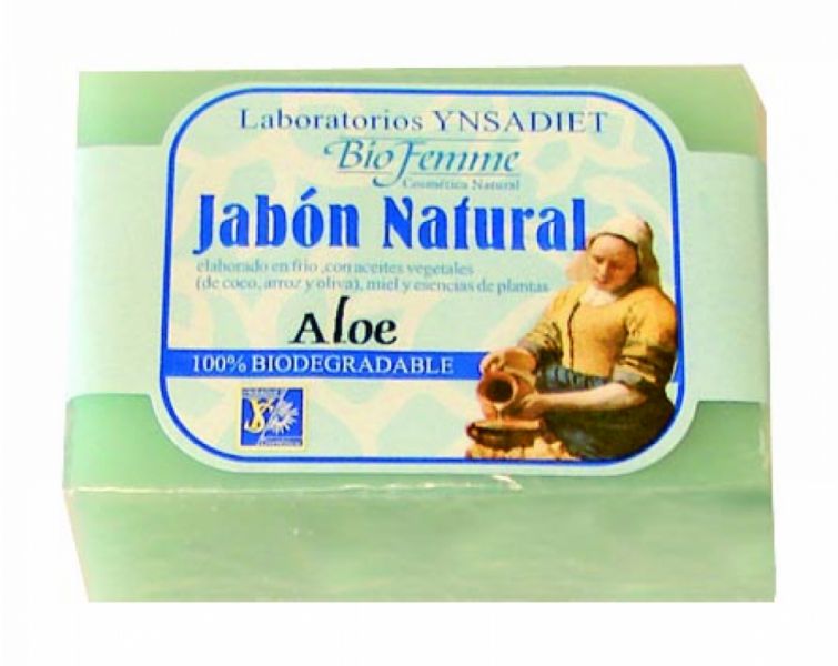 Jabón Natural Aloe Vera 100 g - YNSADIET